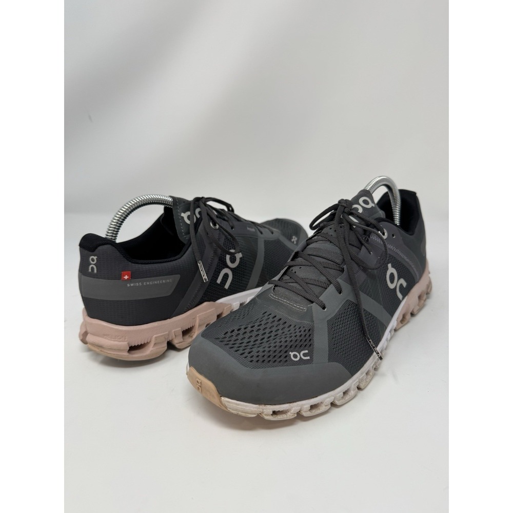Women's‎ ON Cloudflow Running Shoes In Rock|Rose Charcoal Gray Size 11